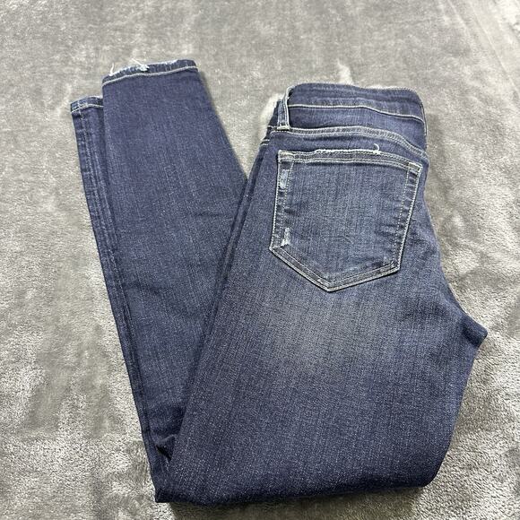 Day Trip Jeans Womens 24 Blue Lynx Skinny Ankle Low‎ Rise Denim Pants - Picture 9 of 14